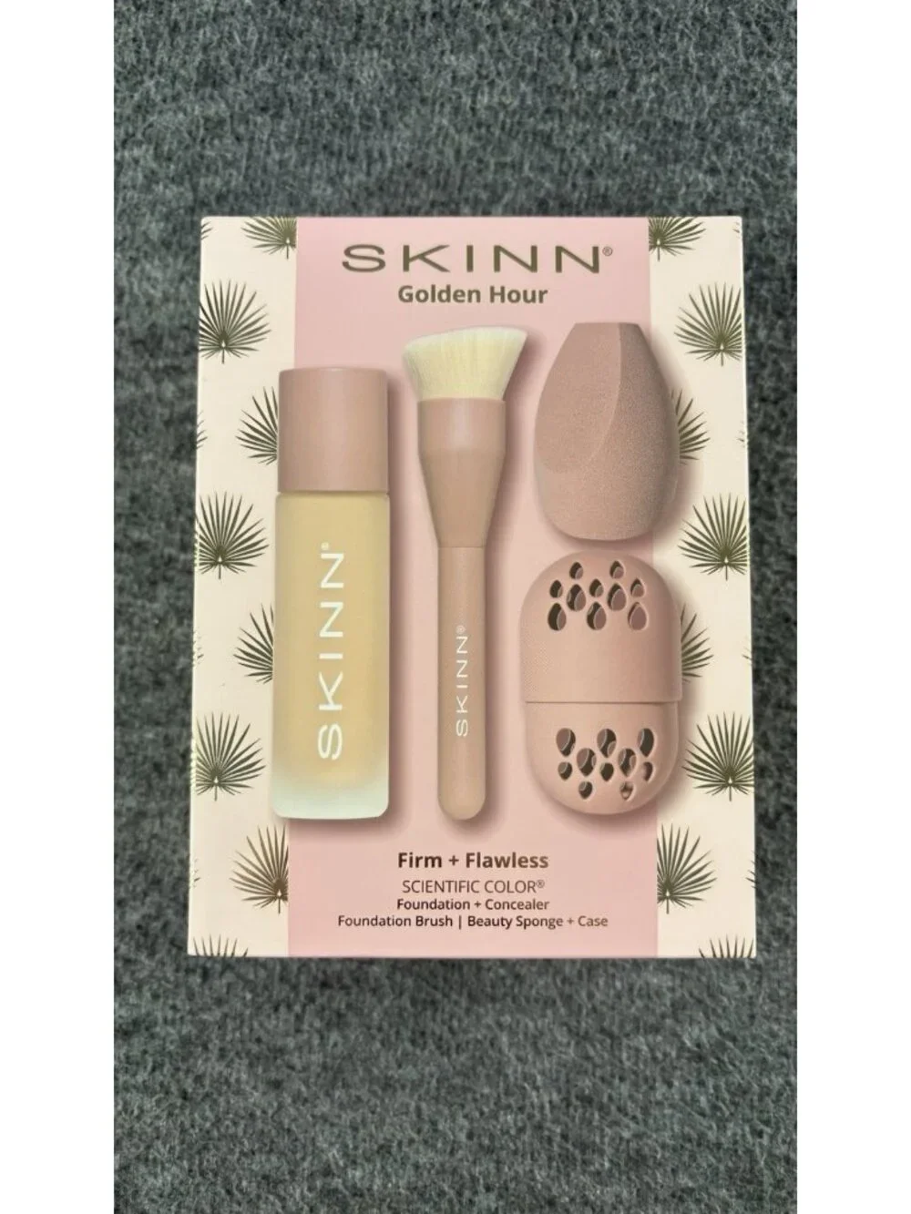 SKINN Golden Hour Firm + Flawless Foundation Concealer Set 4W Peachy Medium